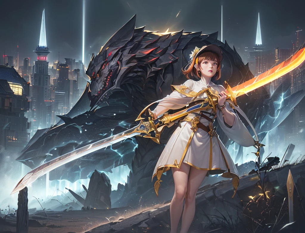((((weapon_focus)))),(((face_composition))),((knight)),((((city)))),((red lightning)),(((blue lightning))),((((yellow lightning)))),((BREAK)),((((Serious)))),((((gigantic_sword)))),((((gigantic_weapon)))),(((((hold_the handle_of_the_sword))))),((lightning_on_blade)),((dutch_angle)),((((holding_gigantic sword)))),((diffraction of light)),((tyndall effect)),(((pale red lip))),(((fuller lips))),(beeline:1.3),(sense of depth:1.3),((highest quality)),((32K)),((HDR)),((Ultra-high resolution)),((RAW)),((Realism)),((masterpiece)),(Intricate details),(Delicate and beautiful details),((((madeon)))),((perfect anatomy)),gleaming skin,(best illuminate),(cinematic shadows),((absolutely resolution)),((incredibly absurdres)),((highres)),((refraction)),((ultra detailed)),