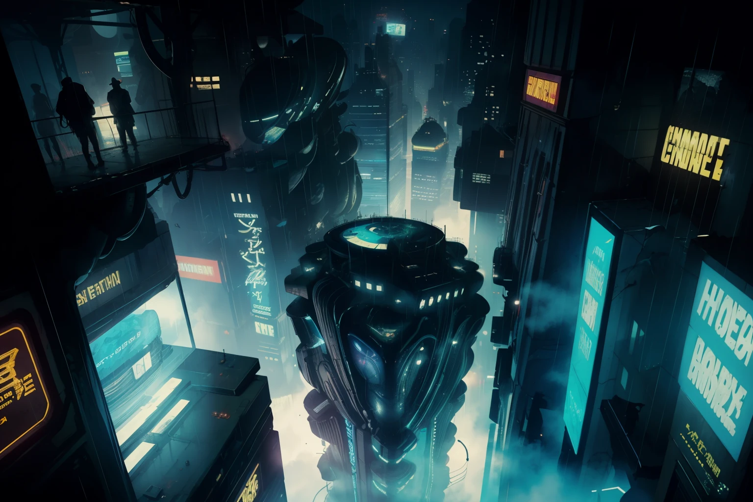 ((highest quality)), ((masterpiece)), (be familiar with), (High definition), (Accurate), (Realistic), (Cinematic), (Best Shadow), (Low contrast), (8K), Perfect Face, ((SYD MEAD style)), manga、mangaデザイン、Storyboard、Panel layout、(Sleeping Woman:1.1), (Replicant), (Replicant), ((Black Hair, very short hair, Blue Eyes)), (Black hooded raincoat), (Crouched in a corner of the ruins)、Glittering neon signs、congestion, congestion, Decadent Future City, NEO TOKYO, A.D.2051, (steam:1.2), It's raining white, evening, 