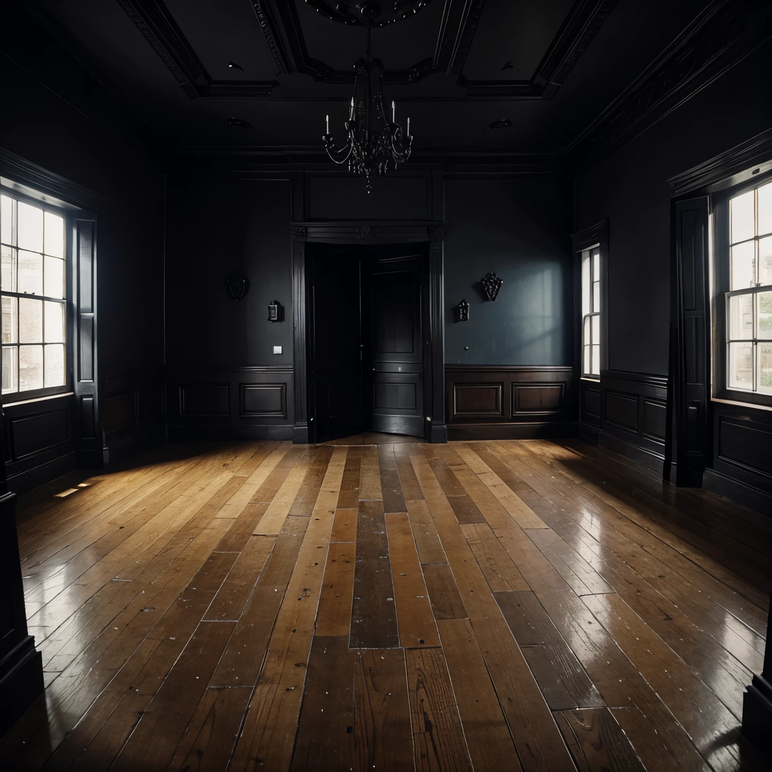 Goth victorian house 1 floor