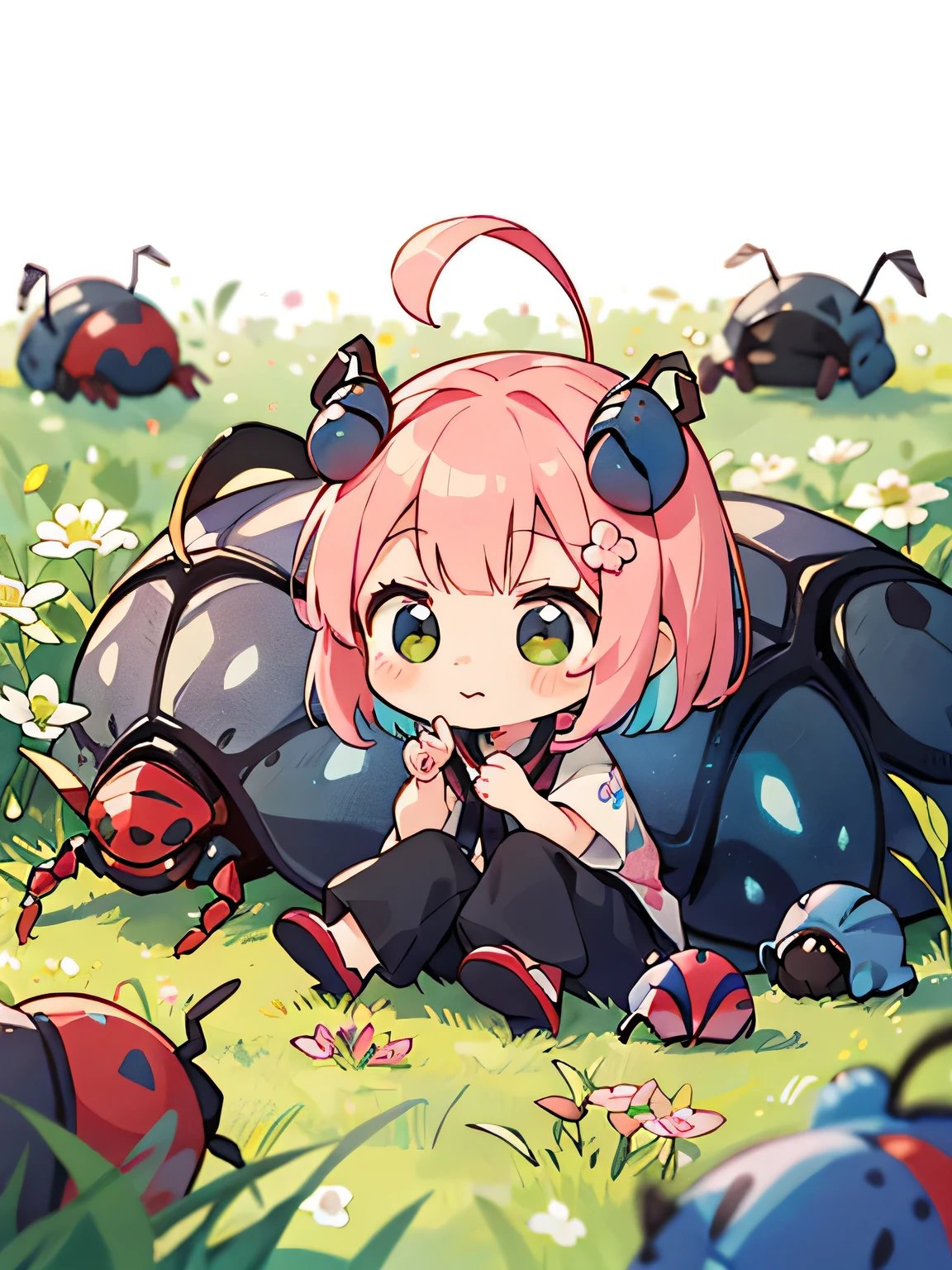(One Girl)、Produces large amounts of insects、tears、Ahegao、There are a lot of insects around、cave、Insects with penises、Giant insect、Eggs are laid