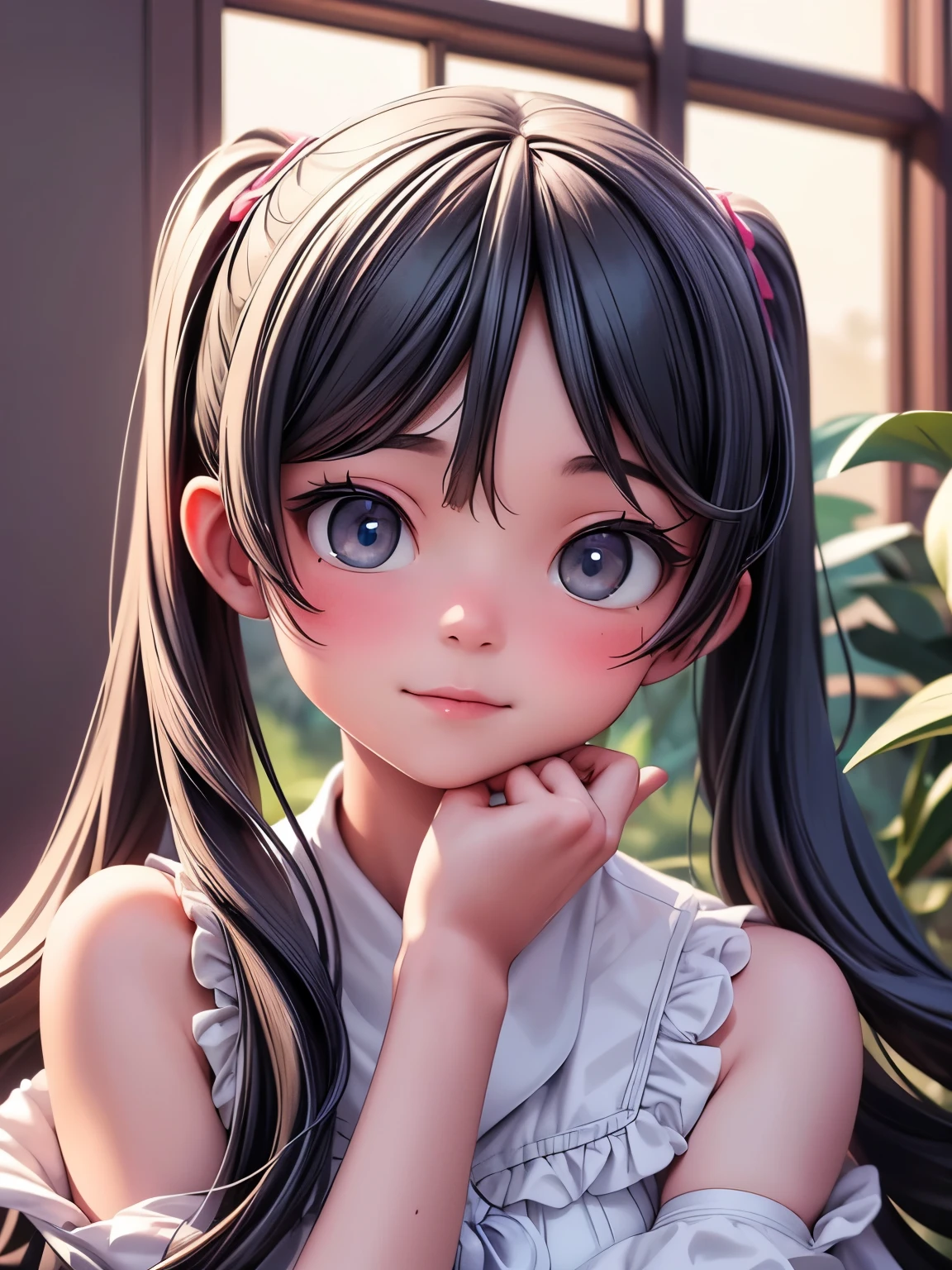 (masterpiece、highest quality、highest quality、Official Art、Beautiful and beautiful:1.2)、(One girl:1.3)Hatsune Miku、Twin tails,Big Breasts,Hello, Highly detailed RAW color photos, Toned physique, (elegant, Beautiful Face), (Detailed skin), (Oil:0.6), (tesla cOil:0.4), Soft lighting, (Side lighting:0.8), Cast a Shadow, Deep Focus, Photographed with Leica 10772 MP, 85mm Macro Lens, debt/8 apertures, Movie stills, (office lady, sexy), Long Hair, Fashionable Princess, (Highly detailed face) (Very detailed and expressive eyes)