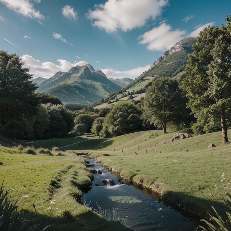 RTX, Masterpiece, perfect quality, details, lush landscape