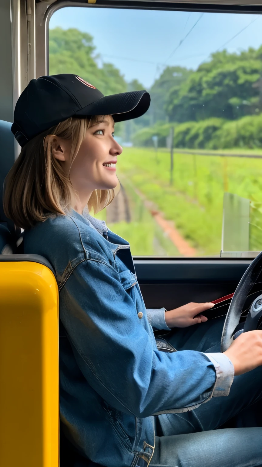 Railway driver's seat
