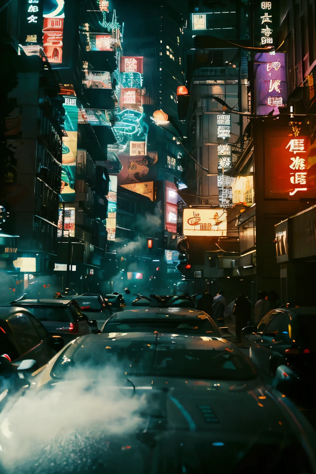 ((highest quality)), ((masterpiece)), (be familiar with), (High definition), (Accurate), (Realistic), (Cinematic), (Best Shadow), (Low contrast), (8K), Perfect Face, ((SYD MEAD style)), manga、mangaデザイン、Storyboard、Panel layout、(Security droneが飛び立っていく), Glittering neon signs、congestion, congestion, Decadent Future City, NEO TOKYO, A.D.2051, (steam:1.2), It's raining white, evening, 