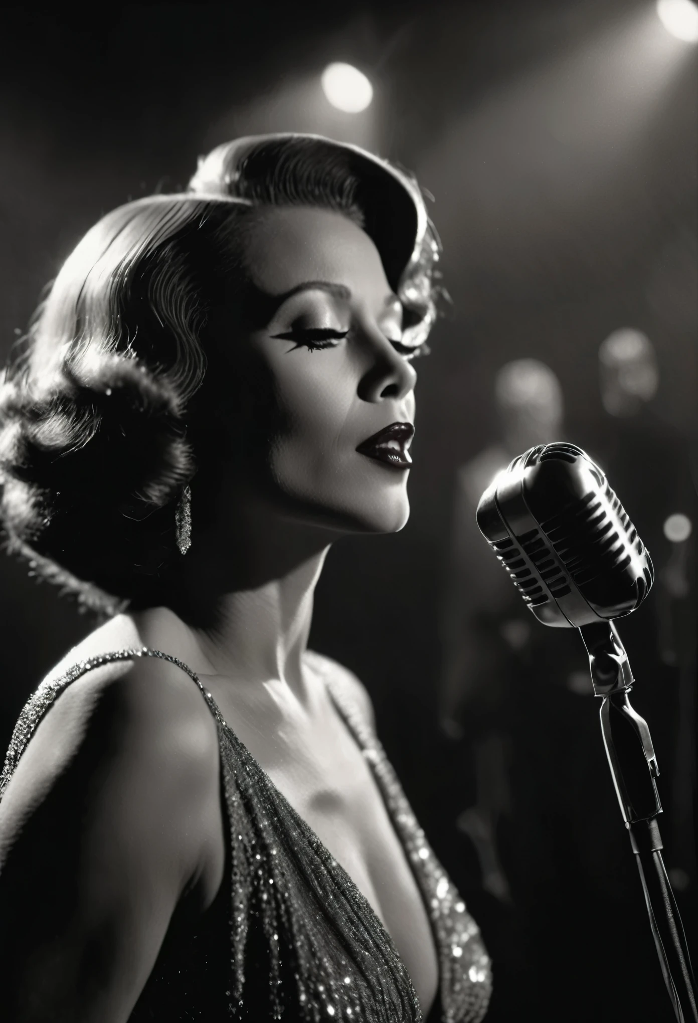 film noir photo, neck