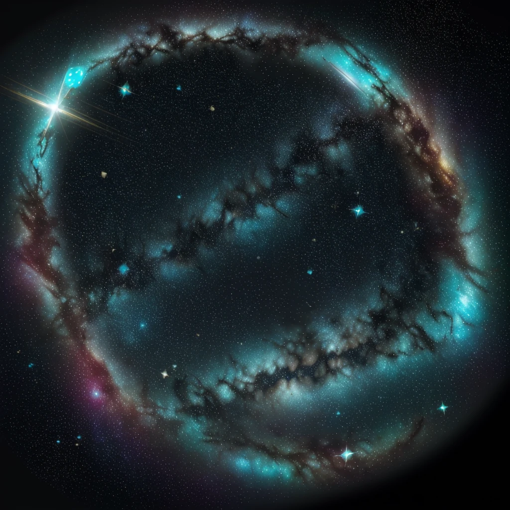 (best quality, highres, HDR:1.2), (delicate, elegant, noble) Eagle ring setting, (shimmering, sparkling) Garnett-Turquoise-Gold Diamond gemstones, (starry sky, inverted image) in the ring, (magic pattern, Tyndall effect) emitting the brightest light in a(n) (elegant, noble) red hue, (dark-style graphics, exquisite background), (star-filled skies, wrapping around from beginning to end).