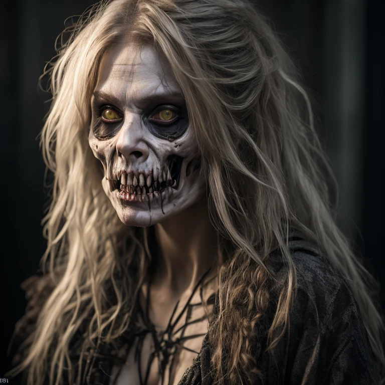 ((best quality)), ((masterpiece)), (detailed), real undead evil witch, evil, ugly, horror