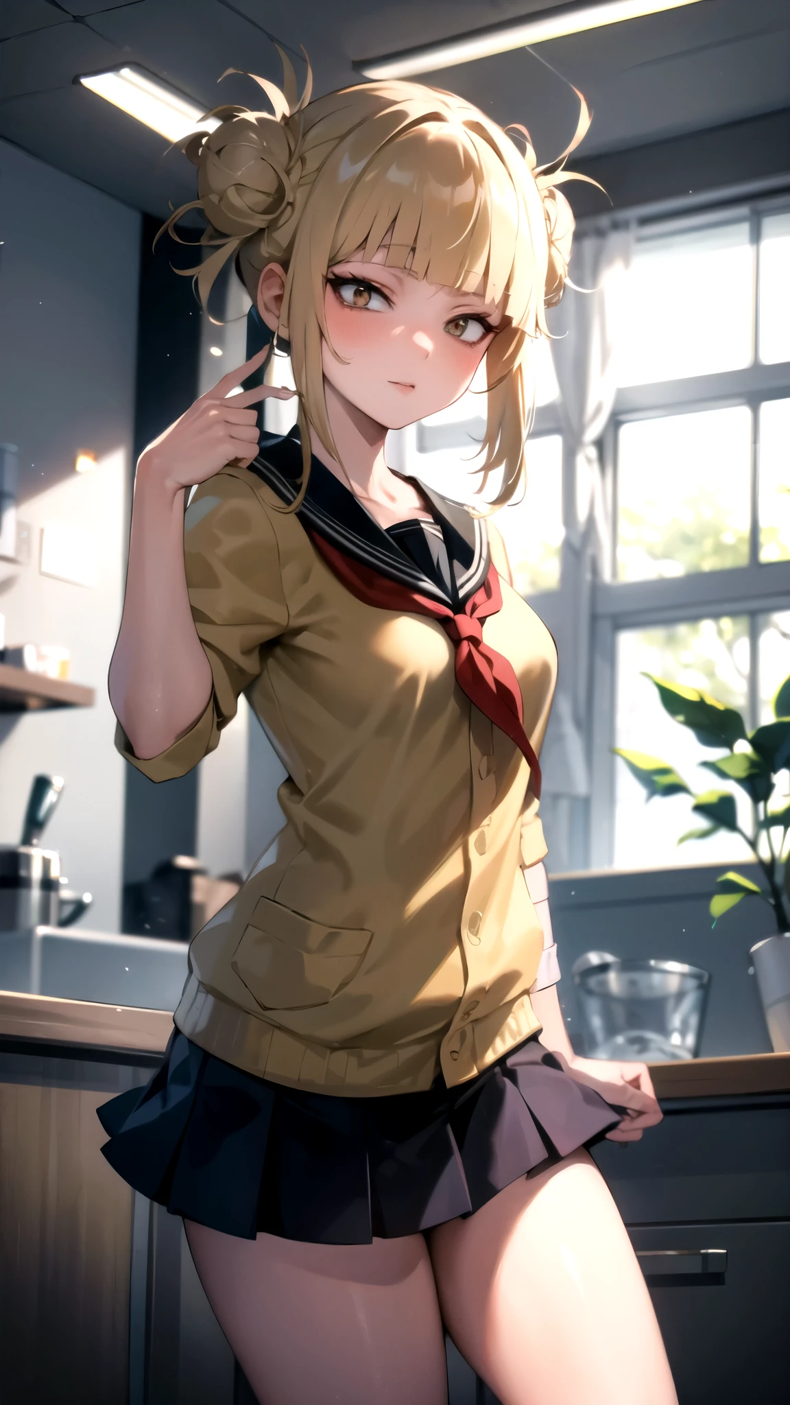 NNurse, HimikoT, blonde hair, best quality, masterpiece, highres