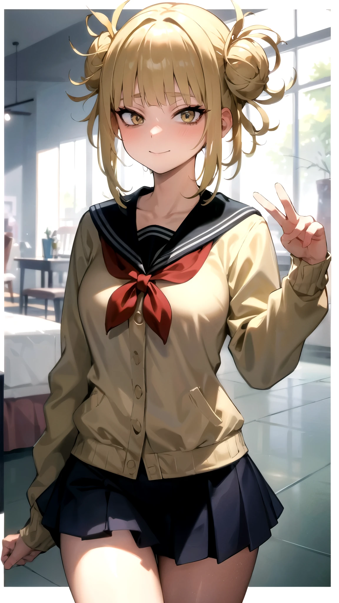 NNurse, HimikoT, blonde hair, best quality, masterpiece, highres