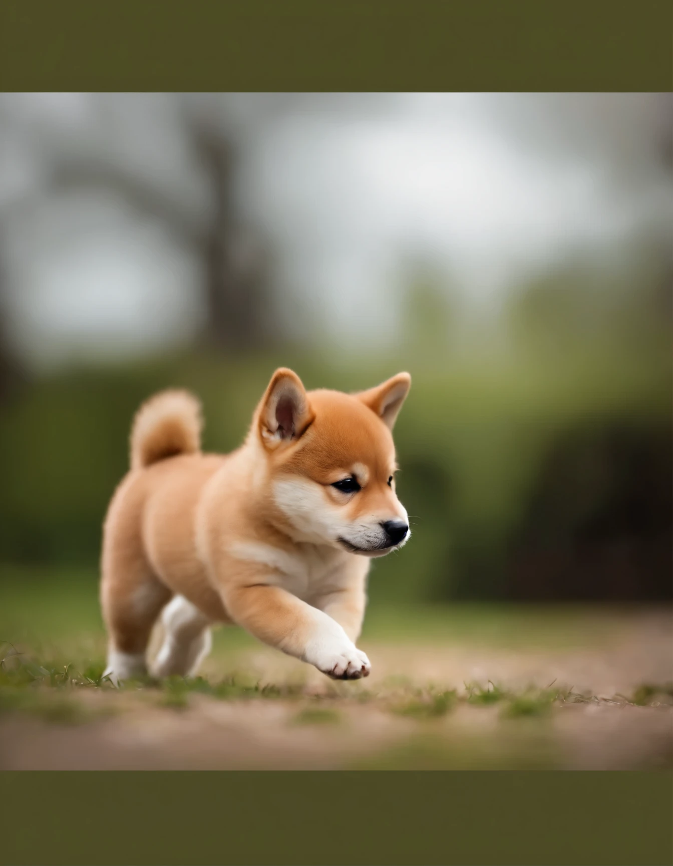 Cute Shiba Inu puppy、