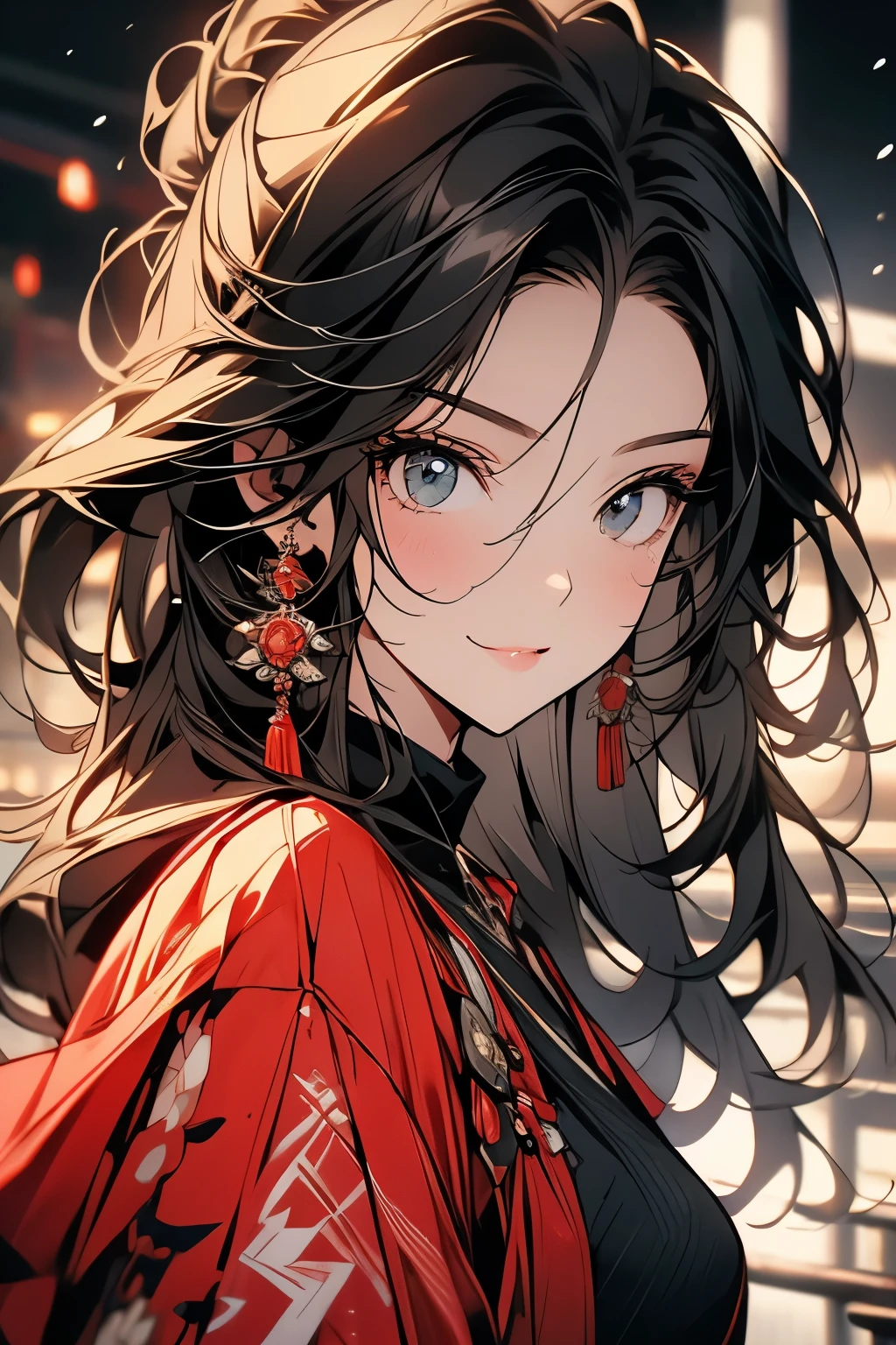 Flying debris、highest quality、shape、Very detailed、The finer details、High resolution、8K Dende Wallpaper、完璧なダイナミックな構shape、Fine and beautiful eyes、Winter casual wear、Medium Hair、Small breasts、Natural color lip、Bold sexy pose、A shy smile、Harajuku Style、20-year-old girl、Cute type、sexy shot looking at camera、