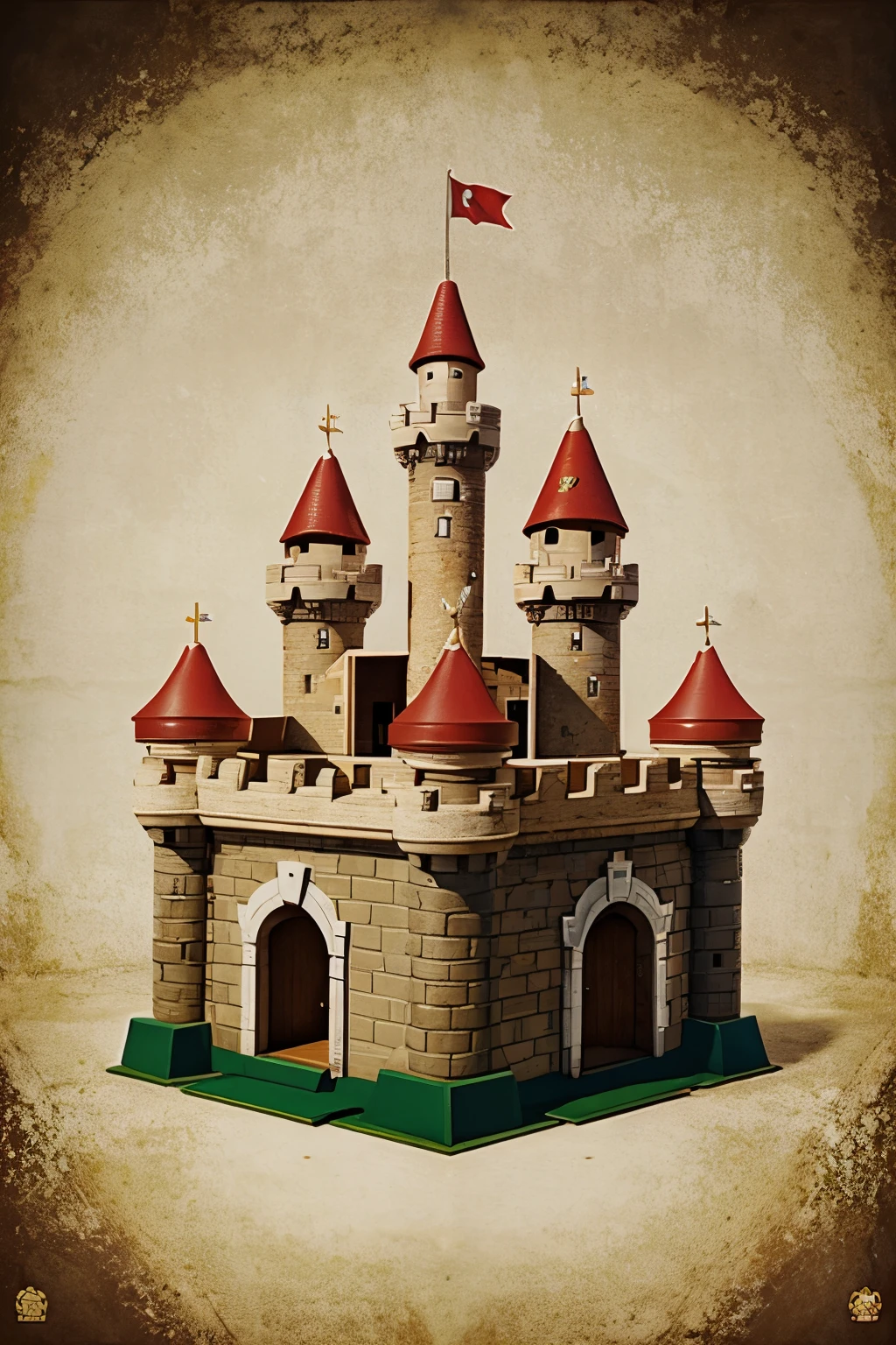 imagem da fase do castelo do copa do super mario