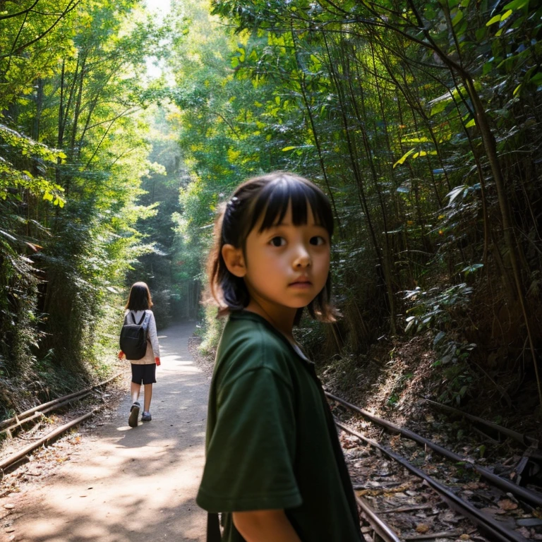 A girl wandering in another world、The girl is ,