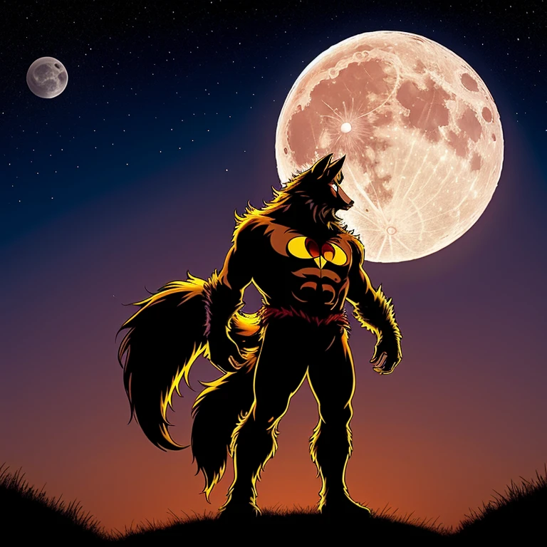 Wolf Man,full moon,Anpanman