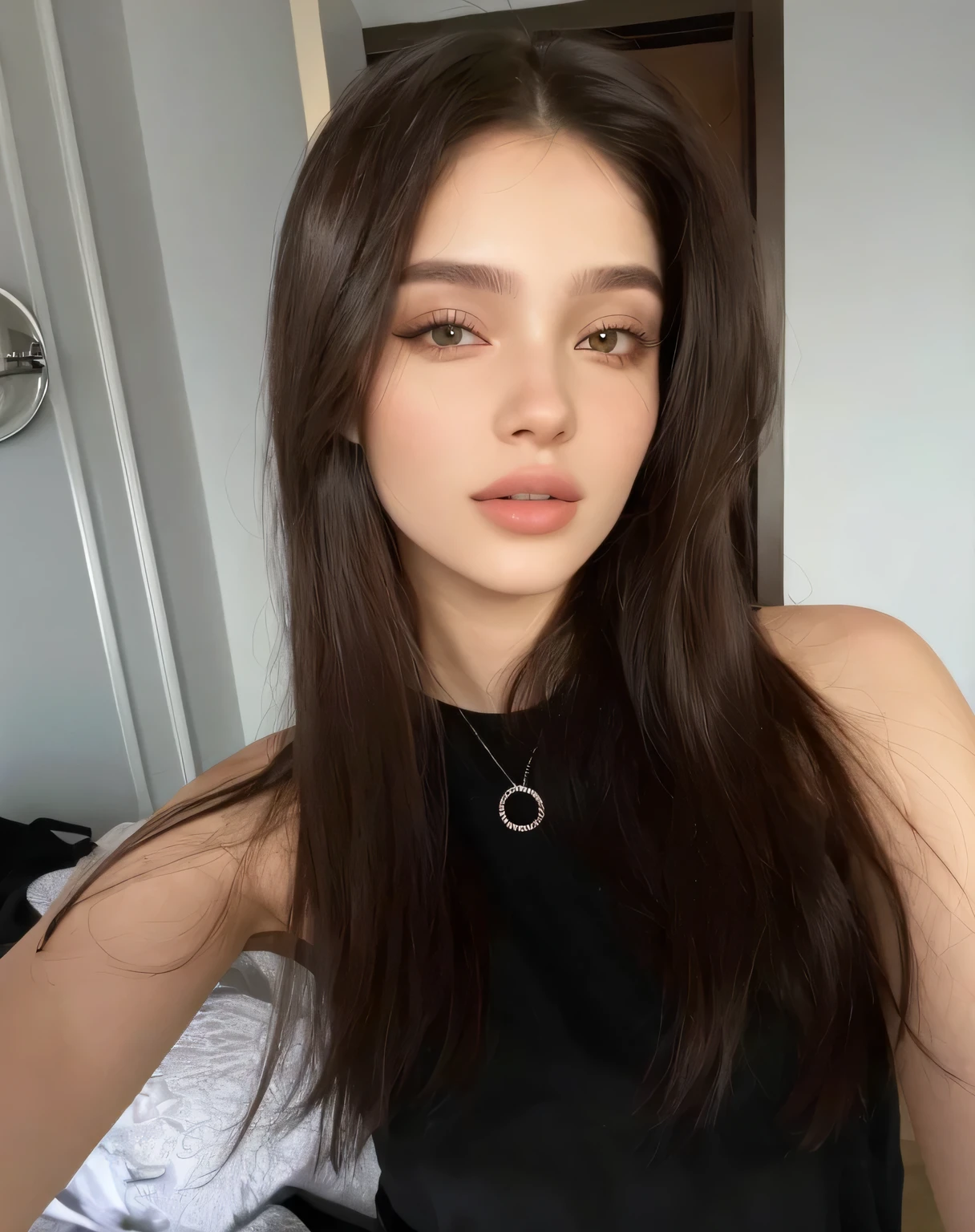 um close up de uma mulher com longos cabelos ruivos e unhas pretas, Taran Dasha, Yelena Belova, Retrato Sophie Mudd, Anna Nikonova aka Newmilky, 18 anos, Anastasia Ovchinnikova, julia gorokhova, Angelina Stroganova, Estilo de Julia Razumova, beleza de cair o queixo, namorada russa