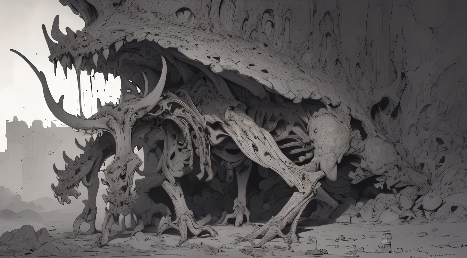 (Masterpiece, Best quality: 1.2), Ultra detailed, Highest detail, (bodyhorror: 1.4), (Biological machines: 1.3), (Bloody: 1.2), Living people, (Colorful: 1.2), satanic, (Machine: 1.3), hans giger, many hands, (zentangle: 1.2), Black color scheme, avant garde, full body, cyberpunk, takato yamamoto, concept art, mystical landscape