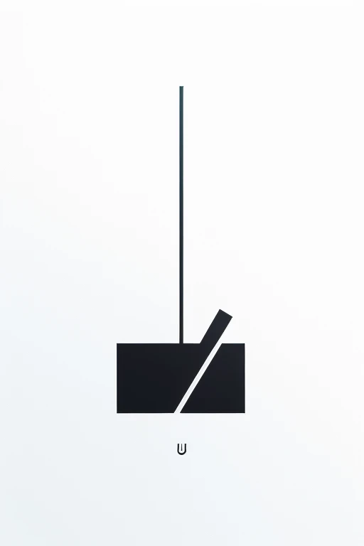 crea un logo minimalista de musica
