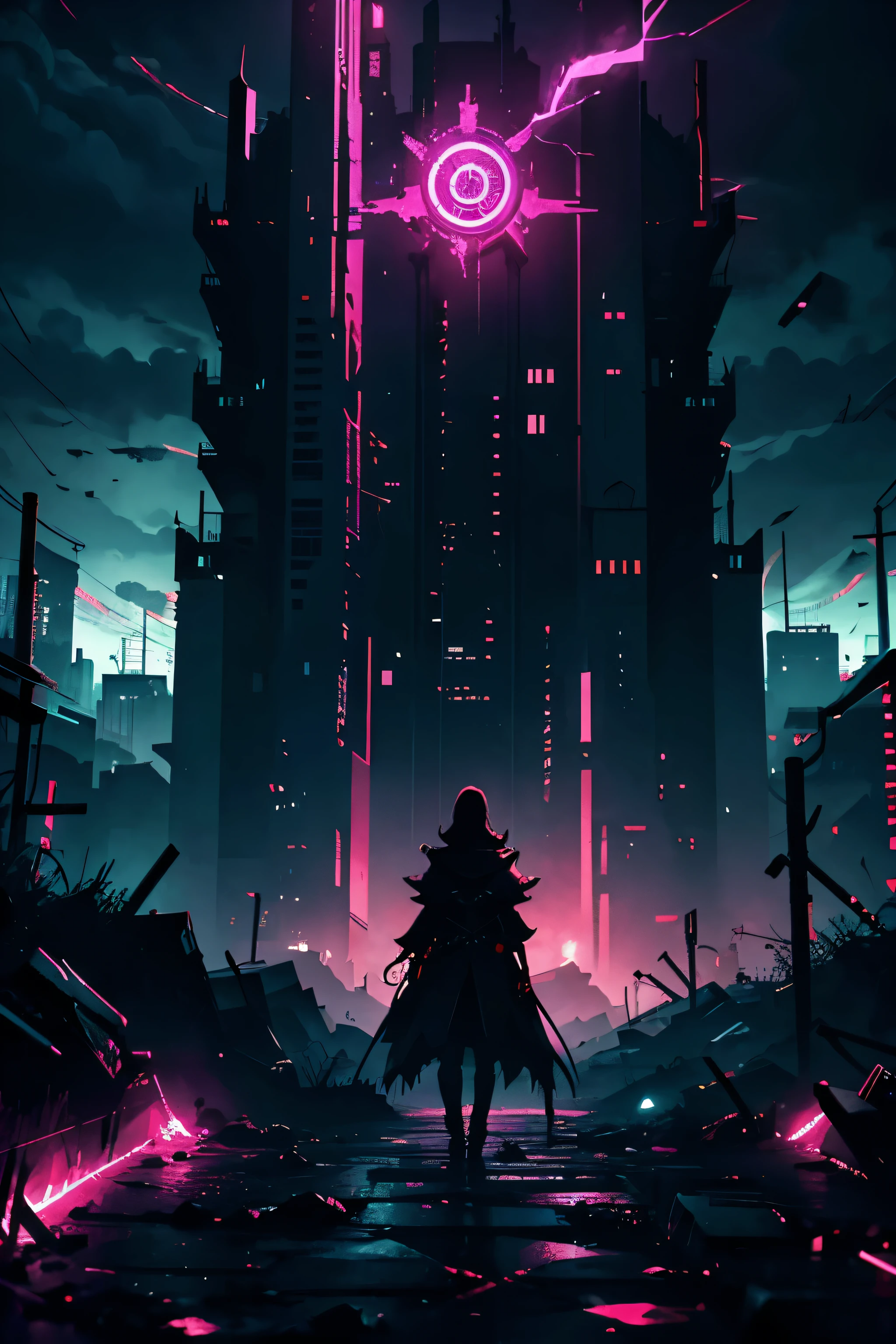 Dark, neon, wallpaper, 4k, 8d, gore, dystopian, anime, medieval, kingdom, mysterious