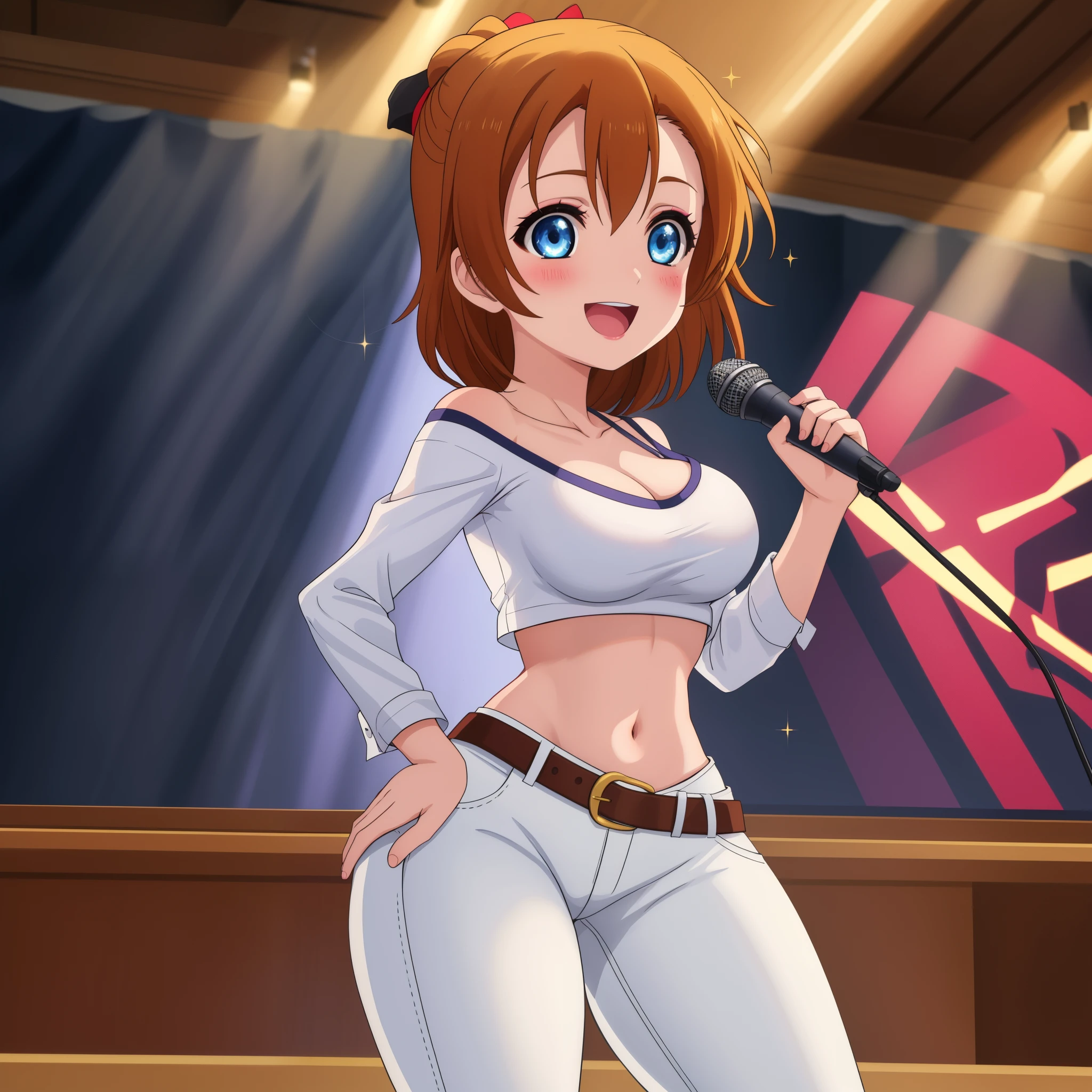hug, Elegant lady, (upper body only), anime style: 1.8, anime drawing, ultra detailed face, ultra detailed body, 4k, Sumergai Lee Noriega, (standing), best quality, anime style, hires, highest definition, digital blending, bold drawing lines, ((wwe wrestler), (location: wwe arena, crowds watching), ( slim body, long belly, (strong biceps), , off-shoulders, closed fists, (curvy: 2.8)), ((topless, nipples, torn trousers, belt, white gloves, collar, elbow protector)), victorious, winner, gentle, (very wet body, big breasts, smile), (big eyes, brown eyes), (), (brown hair, loose hair, curly hair, wavy hair, long hair, missy hair), 27 years old,