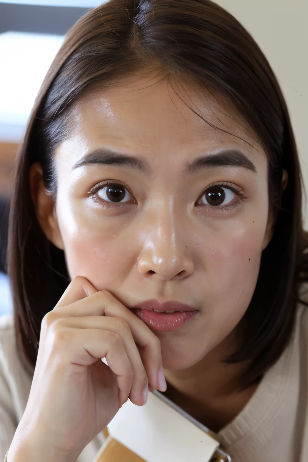 ((best quality)), ((masterpiece)), (detailed), perfect face, worried