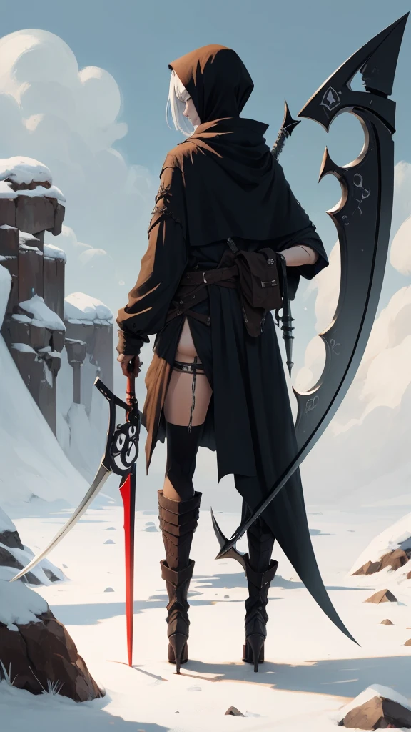 Scythe weapons, weapon only, no human