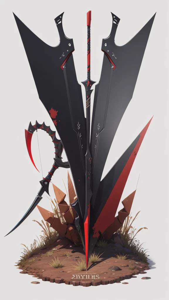 Scythe weapons, weapon only, no human