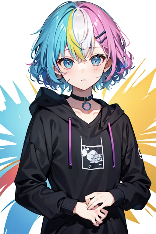 Natural curls mash Good Youth Mini character male Rainbow hair color male