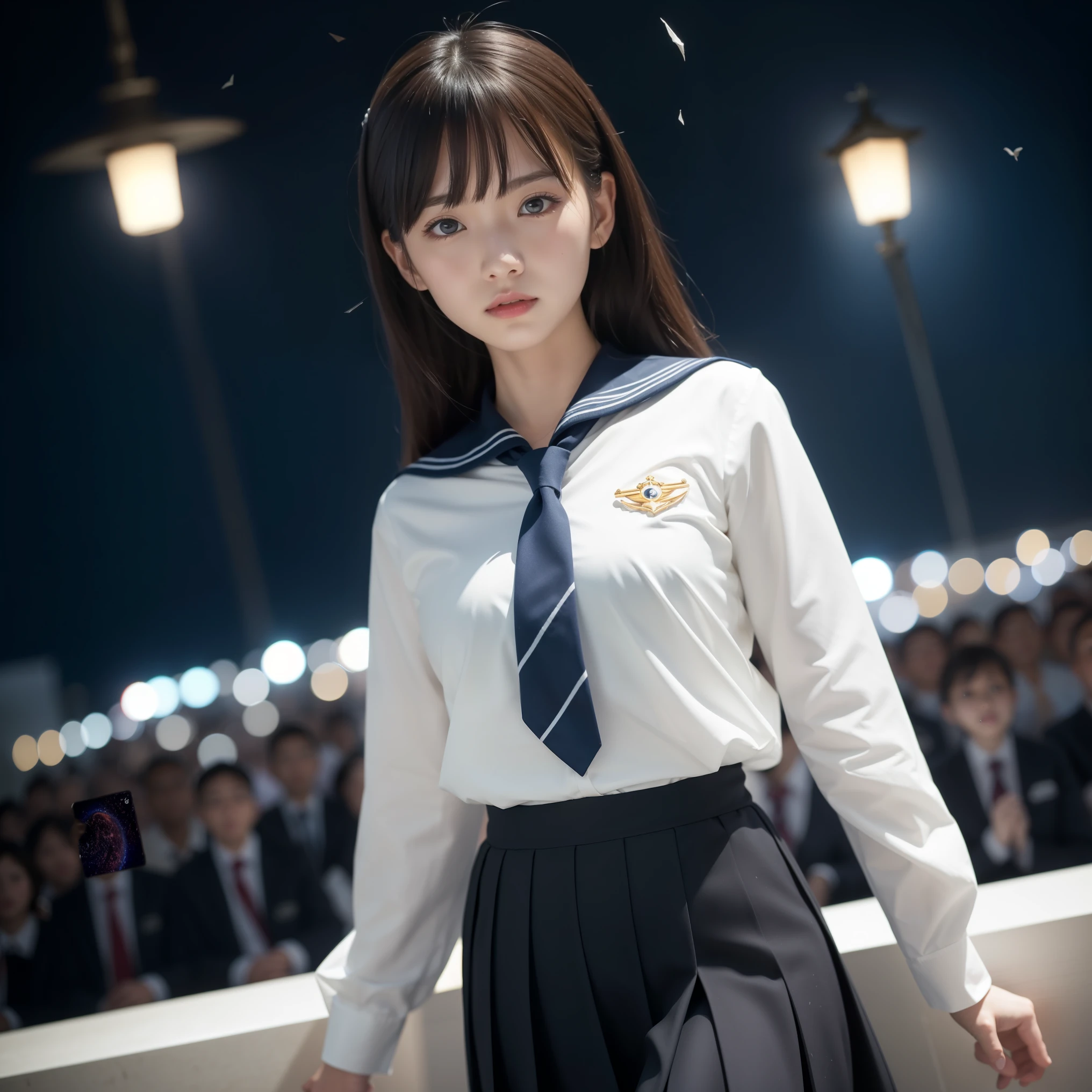 Sailor suit、Embarrassing、One beautiful woman、Detailed face、Good hands、Thin legs、(Flying debris, highest quality:1.2), 8K, Official Art, chest、cute、I can see your pants、Pulling on skirt、 planet, Trending on cgstation, 太陽系外planet, Official Art, mar planet, Sakimi-chan, Five Fingers Photos'Body of, Esbian all over、Sailor suitの美しさ、Cool look、 (masterpiece) (highest quality) (Get used to it) (8K) (Cinema lighting) (Sharp focus) (complicated)Black Hair、14 years old、小さいchest、Laughter、Incredibly stupid, (beautiful girl, cute face, Turn back, Gold ornaments in hair、naked、chestのクローズアップ, Gardenia, Viola family, space , Watching the audience, Film Grain, chromatic aberration, オッパイSharp focus, Face Light, Dynamic Lighting, Cinematic lighting, Get used to itな目と顔, (cute tie、1:1.2)
information