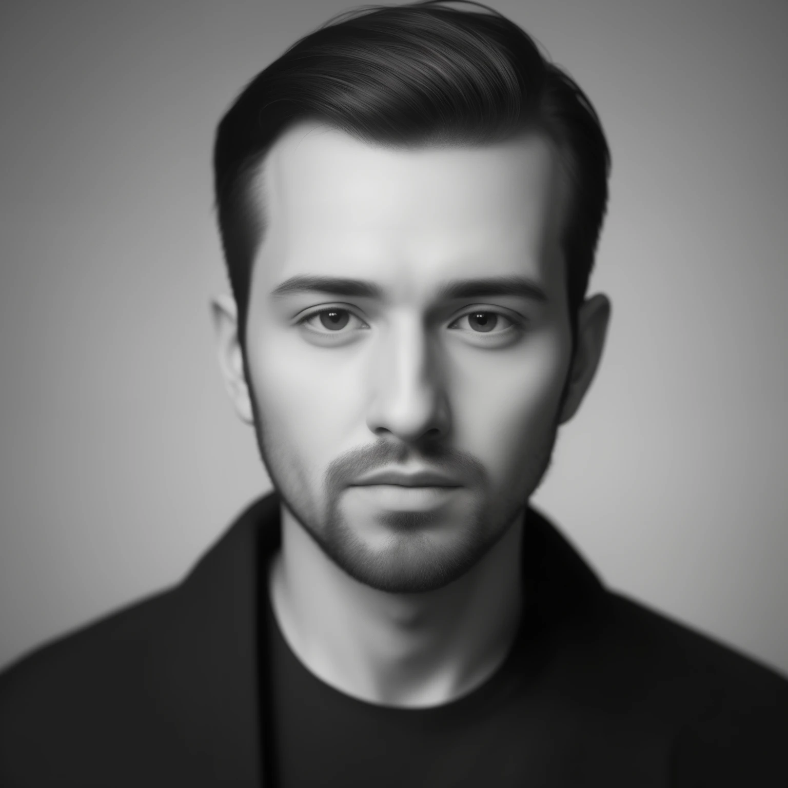 man, portrait, real, 4k, modeling, photo, blank background, masterful composition