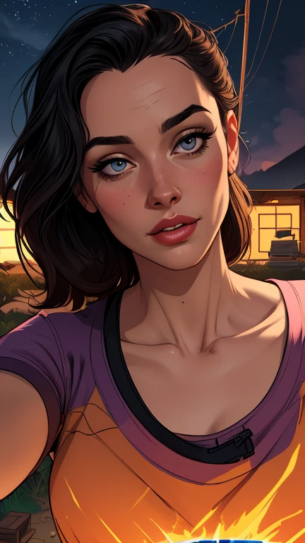 VeronicaCipher portrait mode Cartoon style digital illustration GTA style ((tronco selfie, feliz)), obra de arte, melhor qualidade, ultra-detalhado, Sozinho, ao ar livre, (noite), montanhas, natureza, (estrelas, lua) Alegre, feliz, mochila, saco de dormir, camping stove, garrafa de agua, botas de montanha, luvas, sweater, tem, lanterna, floresta, pedras, rio, madeira, smoke, Sombras, contraste, clear sky, analog style (olhe para o visualizador:1.2) (textura da pele) (film grain:1.3), (tom quente, tom quente) :1.2), fechar-se, Cinematic Light, side lighting, ultra high resolution, melhor sombra, CRU, tronco, , wearing kodak vision 3 pullover,style Cartoon style digital illustration GTA style portrait mode Character woman atompunk style Fallout 4 black hair actress Ella Purnell with battle marks Cartoon image of a woman .Ilustracaoo estilo desenho animado, estilo de arte dos desenhos animados, estilo de arte dos desenhos animados, digital illustration style, estilo atompunk design de personagens altamente detalhado, arte digital detalhada coragem,actress Ella Purnell Forest fan art, Design de cabelos pretos personagens de retrato, beautiful digital illustration, retrato de alta qualidade, Arte em quadrinhos, mulher jovem cabelo com transas lindas . Eyelined eyes Medium large bust and wonderful sexy clothes. image expression of sexual desire from waist to head illustration atompunk style Fallout 4 The perspective is from below, enfatizando a majestade e o poder da Gigante."actress Ella Purnell black hair a woman close-up style Cartoon style digital illustration GTA style a lot of different women with different hairstyles, arte do personagem Charlie Bowater, character headshot concept art, Estilo de arte de Charlie Bowater, arte de retrato de personagem, Arte impressionante de personagens, game characters head designs, pintura de desenhos de personagens, design
