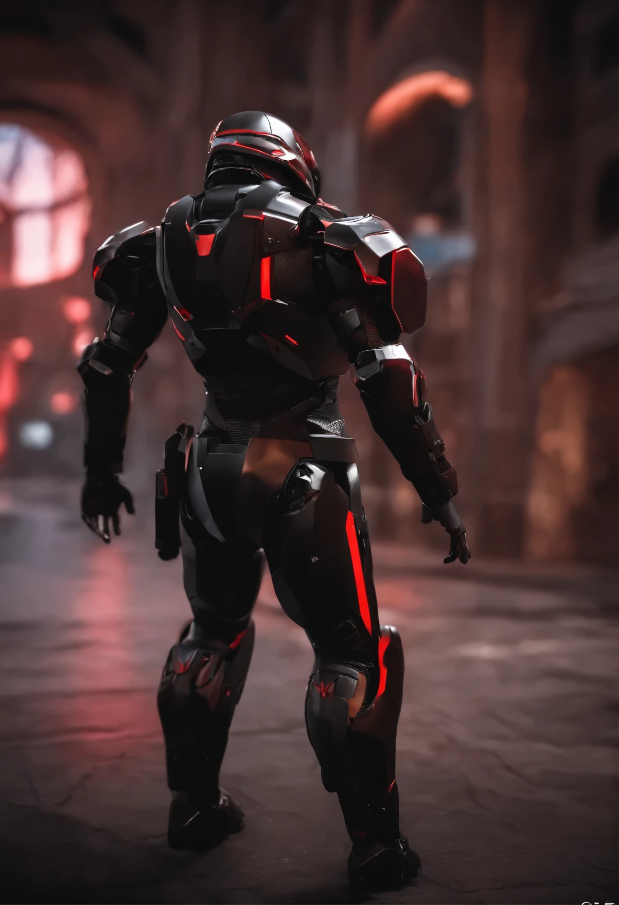 (Best AI quality in gaming),,, Ye-lo Gamer in black and light red