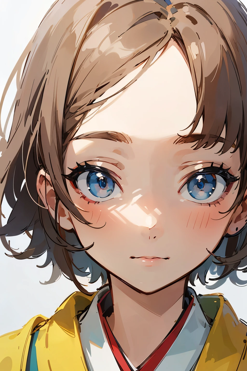 ((highest quality)), ((masterpiece)), (detailed), Perfect Face: Drawing by a Japanese High School Girl