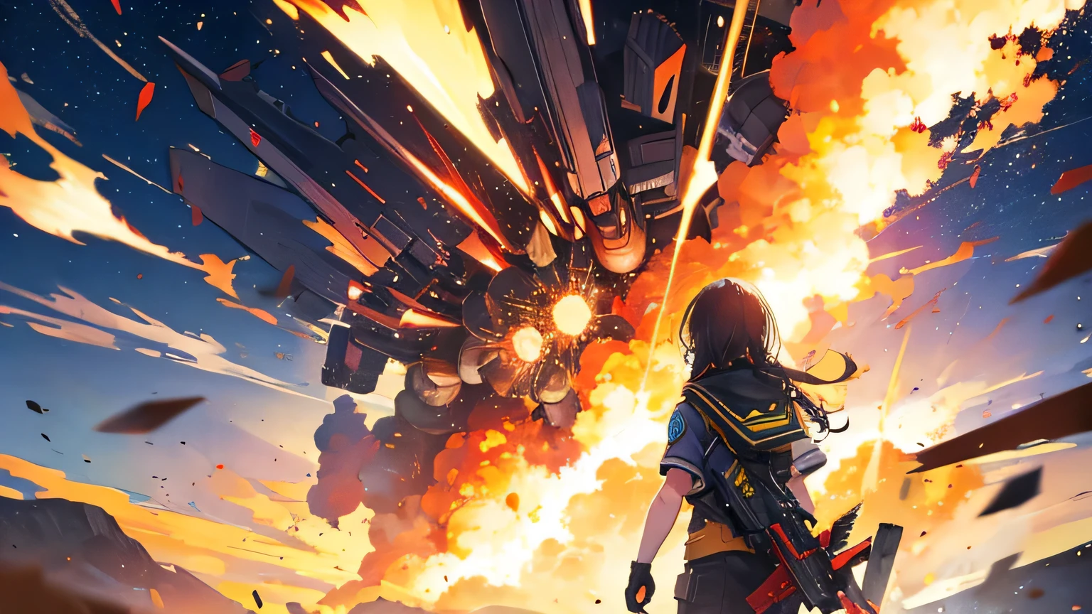 explosion background