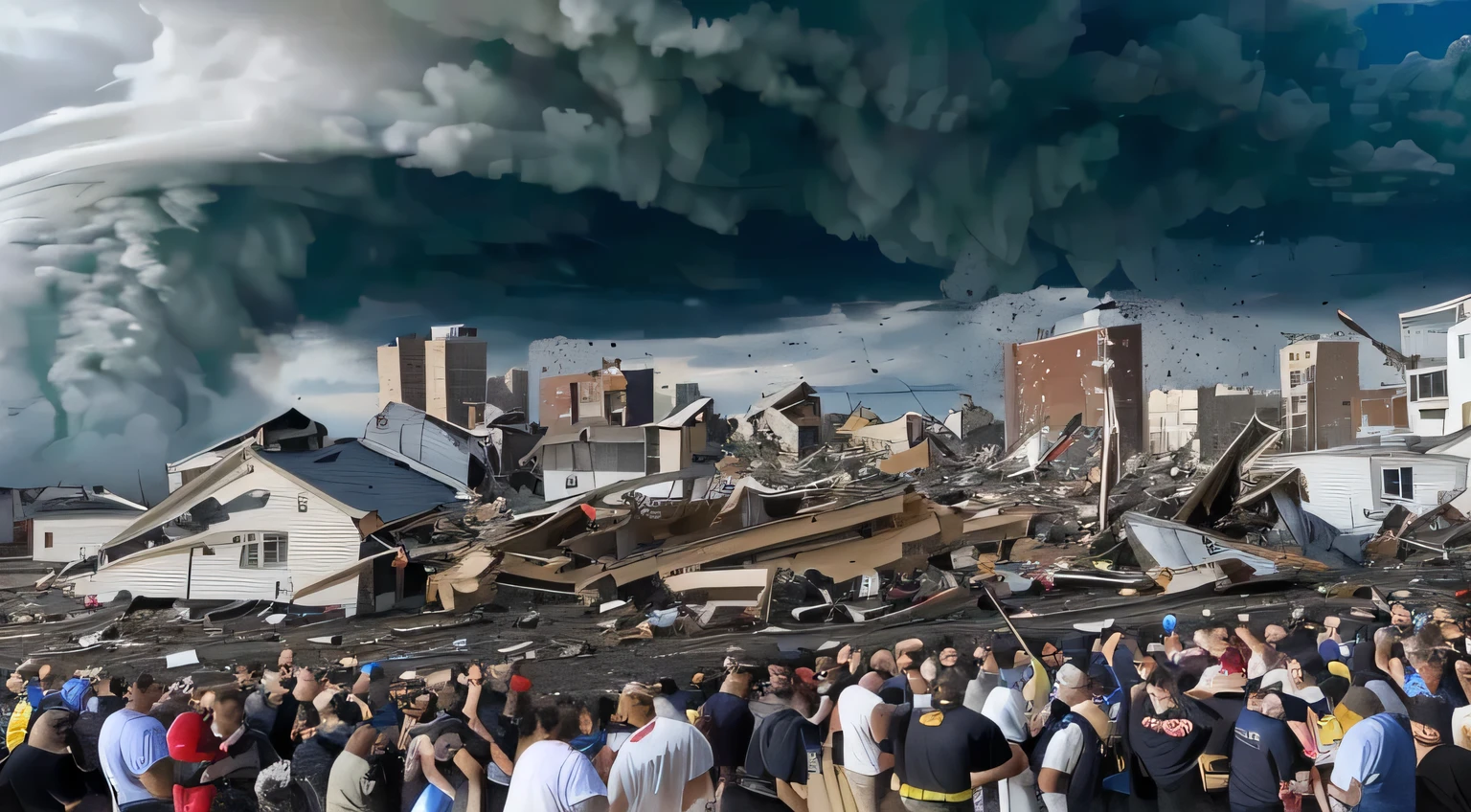 Tornados atingiram Nebraska e Iowa causando danos severos e ferindo pelo menos cinco pessoas.