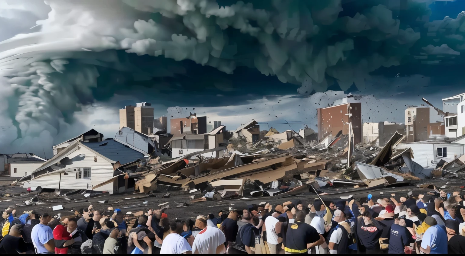 Tornados atingiram Nebraska e Iowa causando danos severos e ferindo pelo menos cinco pessoas.