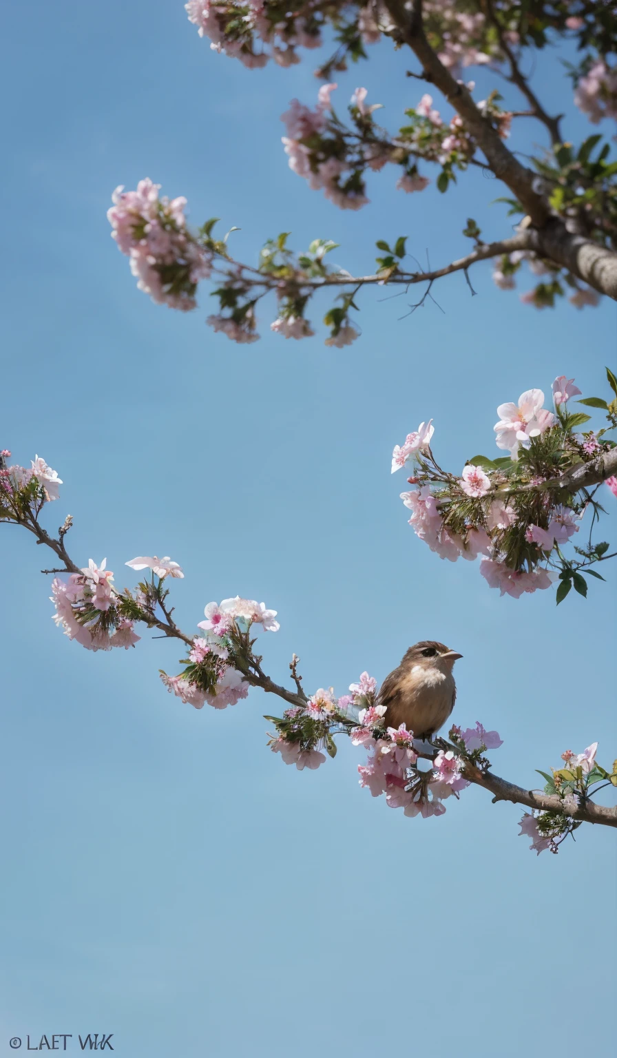 Nature photos trees and flowers little birds 4k image