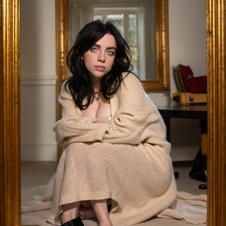 portrait photo, masterpiece, Best quality, dirty hair, full body