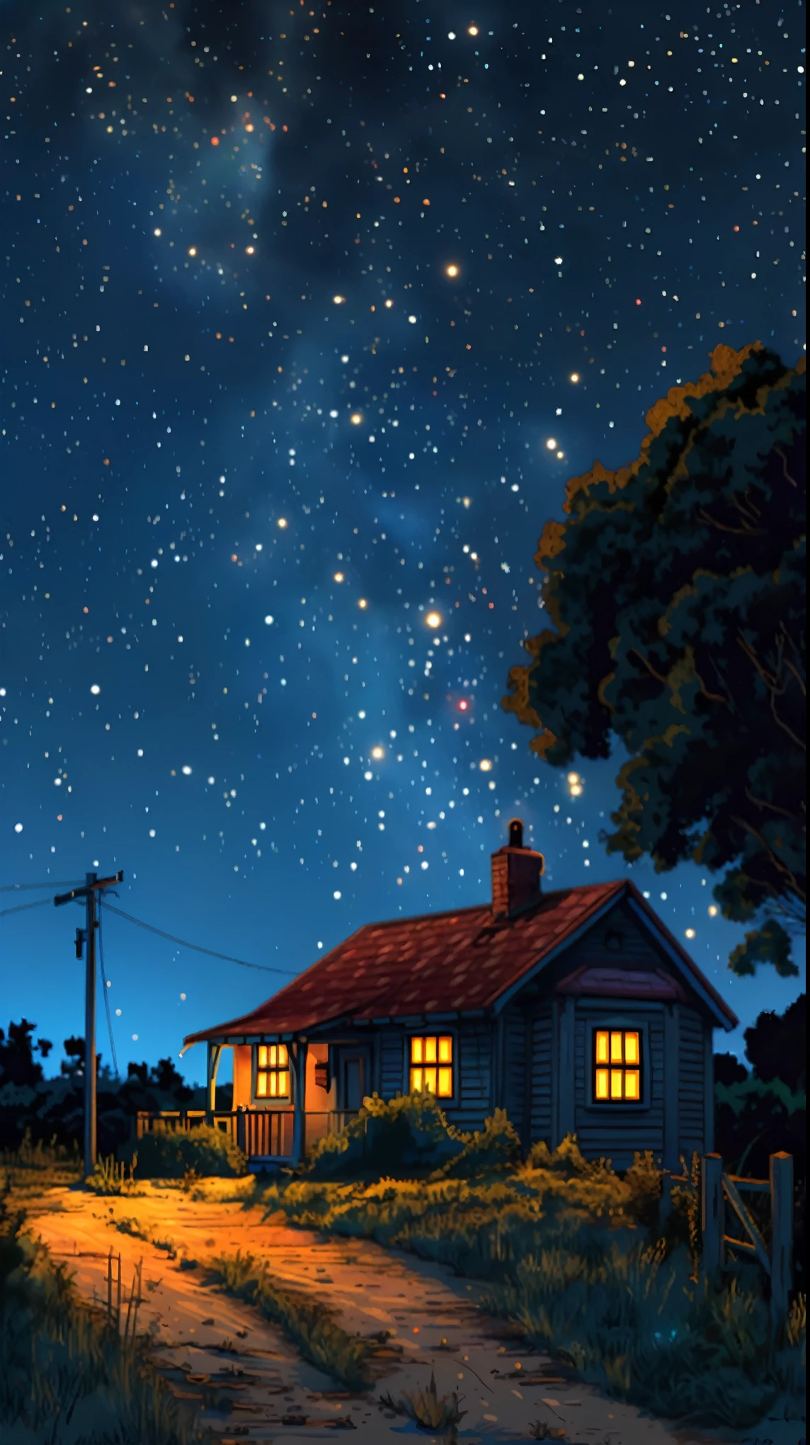 (best quality,4k,8k,highres,masterpiece:1.2),ultra-detailed,(realistic,photorealistic,photo-realistic:1.37),star-filled night sky,moonlit landscape,shimmering stars,tranquil atmosphere,dense clusters of stars,nighttime serenity,dreamlike surroundings,majestic celestial display,ethereal moonlight,serene and peaceful scene,enchanting nightscape,dark mysterious colors,soft moonlight casting gentle shadows,sparkling constellations,vivid colors reflecting off the sky,mesmerizing beauty of the night sky,luminous celestial bodies,pure fascination with the universe,awe-inspiring night-time vista,calm and serene night,glowing moonlight adding a touch of magic