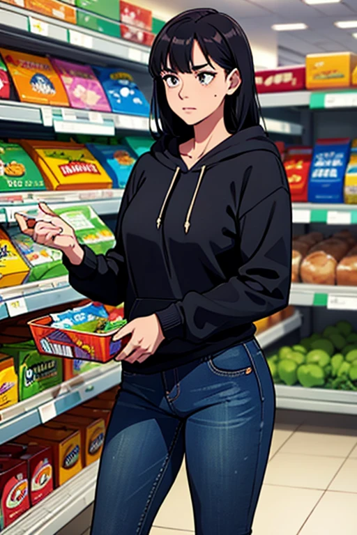 Black underwear,Perfect body,black slime shapeshifter,、department store,Shopping