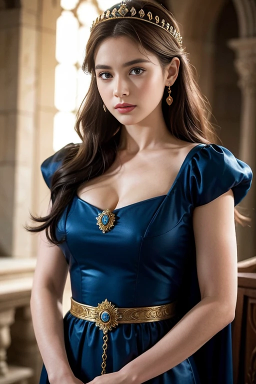 une femme de 25 ans, medieval character from the Kaamelott series, Queen Guinevere