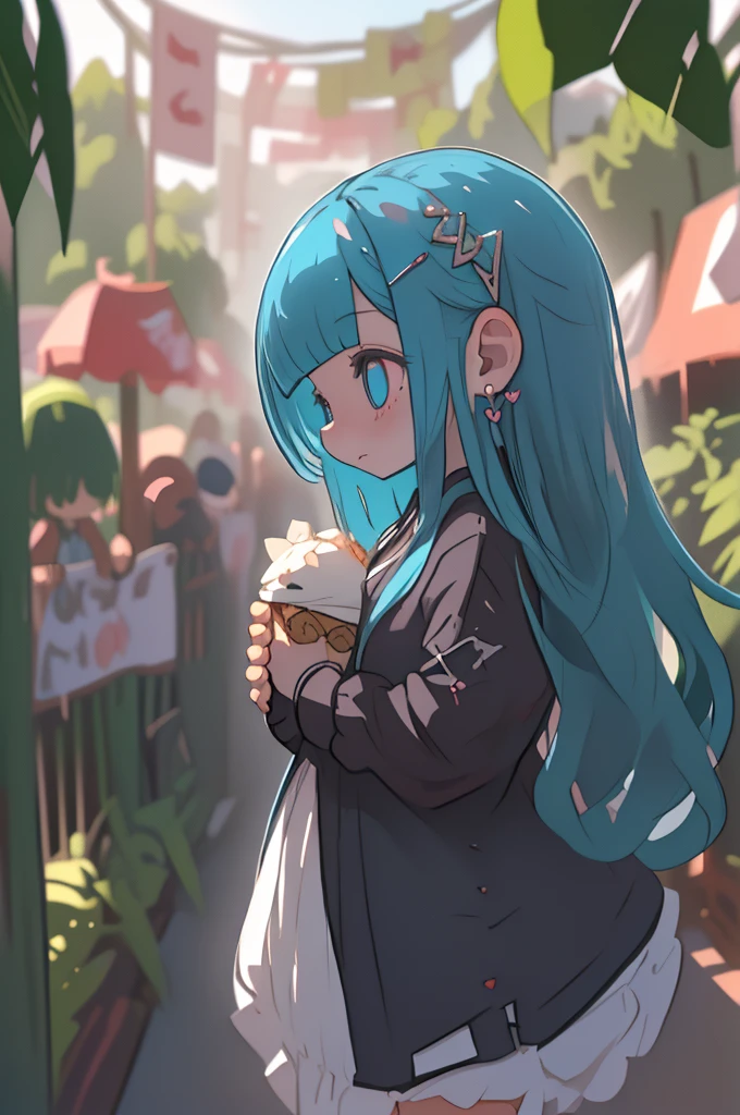 (best quality, high resolution, ultra detailed: 1.2), ((1 adorable girl in love with 1 beautiful boy, exaggerated scene profile scene facing the children:1.3), (looking at him adoringly with heart-shaped eyes:1.3 ), cute outfits, atmosphere full of love, beautiful and tender scene, high quality and resolution, romantic color tones, soft and warm lighting, hearts floating in the air.