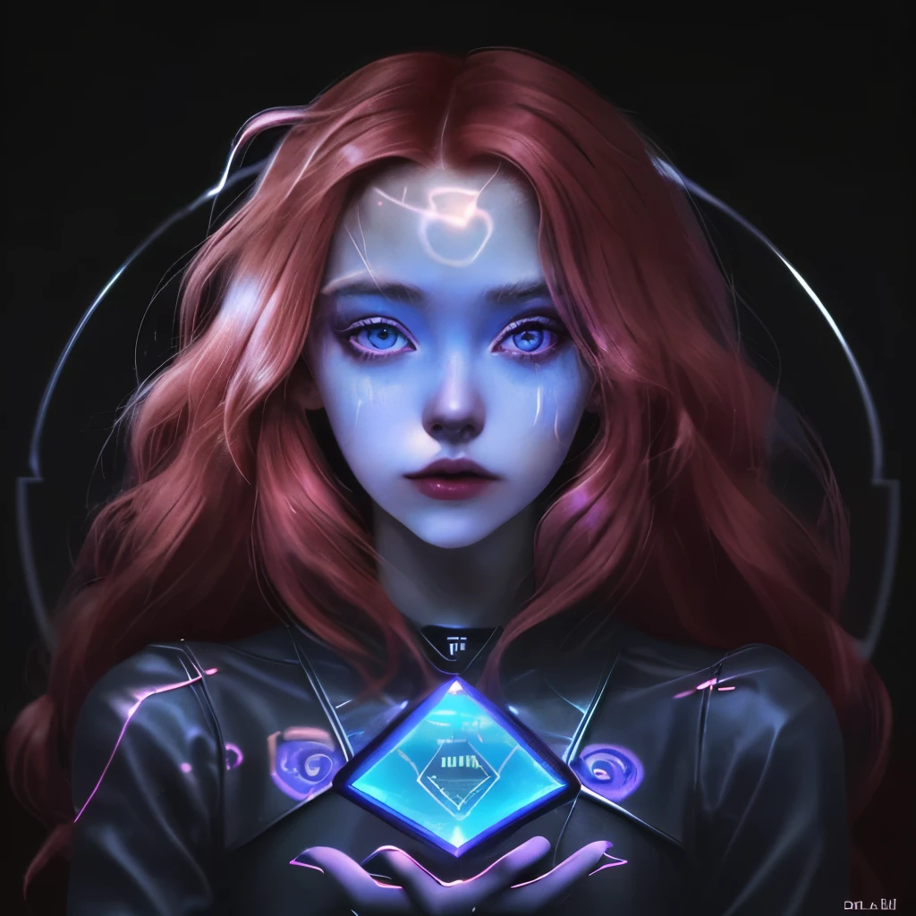 cloudAI,Good looking hologram,The Red Queen is a computer system evil that became highly advanced and self-aware to the point where it evilness, there was some good in the program,appearence a teenage girlogramAI, skin made of hologram red