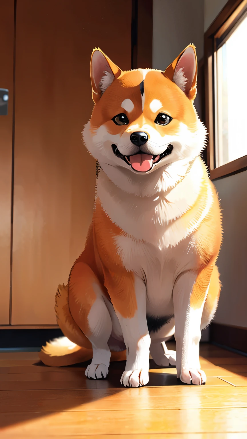 One Shiba Inu