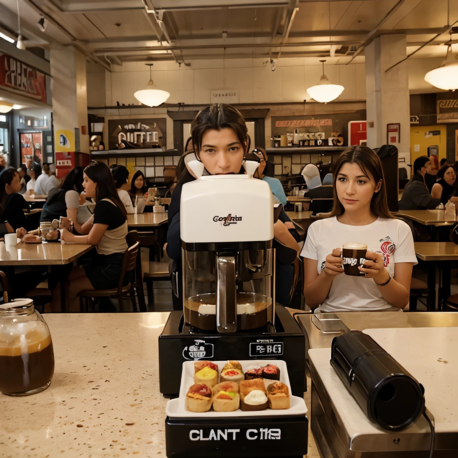 Can you generate the logo of the Friends cafeteria for me?, pero en ves de decir Central perk, diga the last coffe 