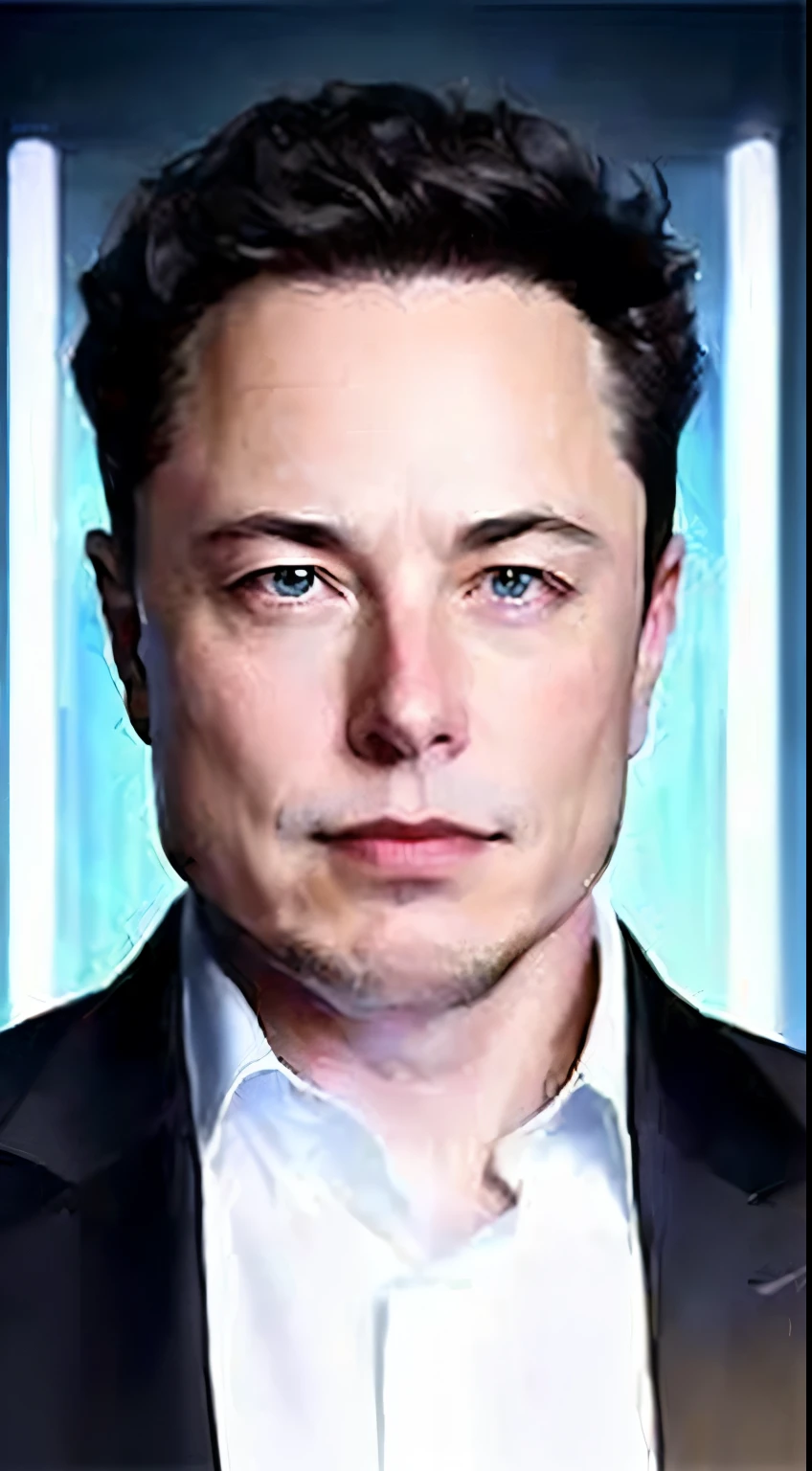 Imagen arafed de un hombre con traje y corbata posando para una foto., elon almizcle, almizcle ( 2 0 2 4 ), black elon almizcle, exotic alien elon almizcle, portrait of elon almizcle, elon almizcle portrait, elon almizcle as a cyborg, elon almizcle as a soldier, almizcle's mars migration program, elon almizcle as a greek god, anime elon almizcle, tesla