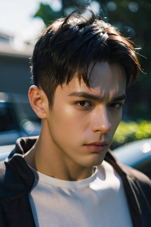 highest quality, masterpiece, Ultra-high resolution, (Realistic:1.4), RAW Photos, One boy, Ticker