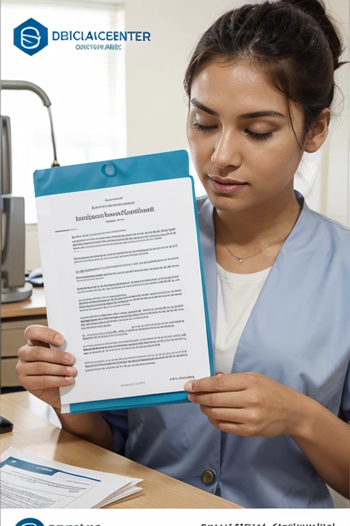 medical center document folder cover