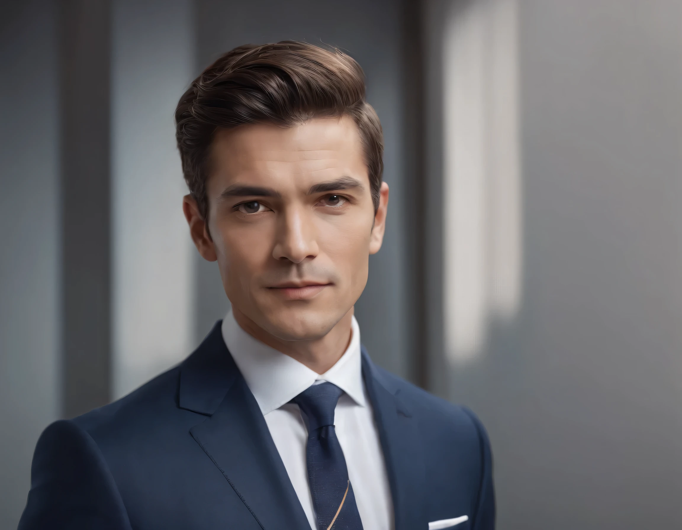 businessman, masterpiece, high quality photography, ((half body)) ((perfect anatomy)), mature man in exclusive dark blue suit, modern and stylish haircut, (sales expert). no background, PNG format