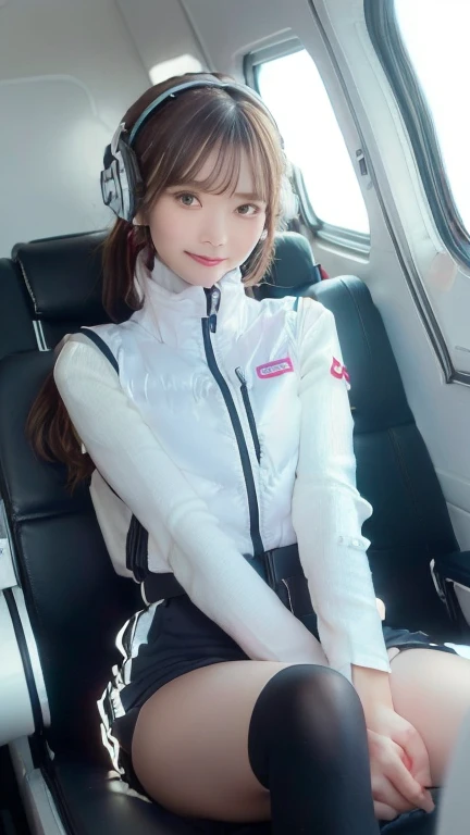 (masterpiece:1.5)、(Realistic:1.5)、(highest quality:1.4、8k、RAW Photos)、
Ultra-high resolution、Professional Lighting、Perfect dynamic composition、Photographed indoors、
Film Grain、chromatic aberration、(Bokeh:1.1)、
Frank、Sophisticated、charm、Ultra-realistic、Attention to detail、Golden Ratio、
(1 girl)、Slender girl、Delicate and charming girl、Cute Woman:1.4、
Serious expression、Looking at the audience、Sculptural installation、Sit on the sofa and relax、
Light brown hair、Shiny Hair、Hairstyle: Ponytail、
real skin、
Shut your mouth.、Beautiful Eyes、double eyelid、Thin arms、、
、Show off your thighs,(astrovest):5,(shiny white log downvest):3,BREAK ((Detailed face, Professional photography)), ((NSFW, zettai ryouiki, 1 girl)), Ultra-high resolution, (Realistic: 1.4), RAW Photos, highest quality, (PhotoRealistic Stick), concentrated, Soft Light, ((30 years old)), ((Japanese)), (( (Young Face))), (surface), (Depth of written boundary), masterpiece, (Realistic),(inside ISS):3, woman, ,astrovest:2,headphone:2,smartwatch,,bangs, ((1 girl)),(black sleeves):2,(black tights):2,inside spacestation,inside spacecraft,,zero gravity,smile,open leg,blush:1.5,hidden hands,neotech