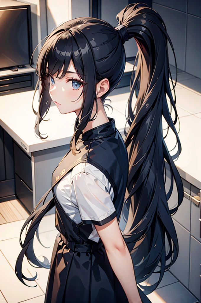 long ponytail